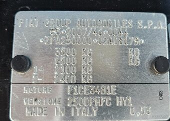 Fiat Ducato 3.0 Mjet 180ps 5-6Miest L3H2 Ťažné- Kamera-Iveco - 20