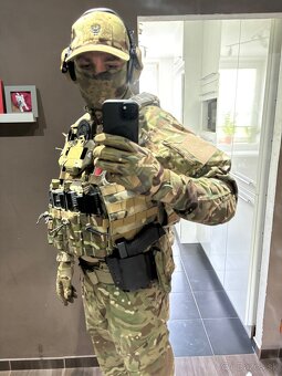 Nepriestrelna vesta Ciras multicam s plátami, príslušenstvom - 20