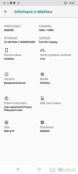 Smatfón S24 Ultra 2TB+RAM 22Gb+2 sim+pamäťová katra. - 20