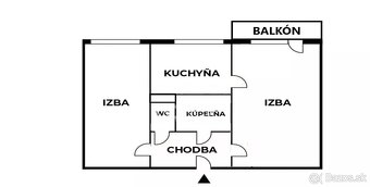 2 izbový byt  Podhradová - 20