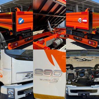 VOLVO FL280 SKLÁPAČ TROJSTRANNÝ HYDRAULICKÁ RUKA HIAB - 20