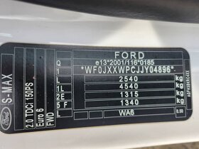 Predám  Ford S-Max 2.0 TDCi Duratorq 150 Titanium A/T (7-mie - 20