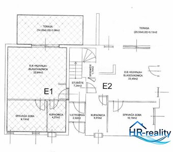 ☀NOVALJA (HR) - 2-izbový byt 45 m2 na prízemí so záhradou - 20