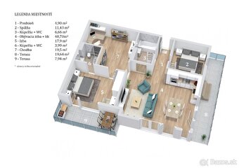 4 IZBOVÝ BYT PREŠOV, ULICA BAŠTOVÁ - 20