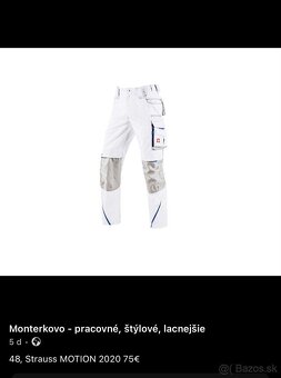 Pracovné nohavice Engelbert Strauss MOTION 2020 - 20