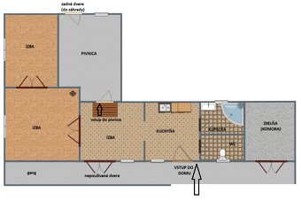 Malé Straciny - rodinný dom - znížená cena - 20