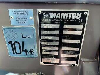 Teleskopický nakladač manipulátor Manitou MT 625 H Comfort - 20