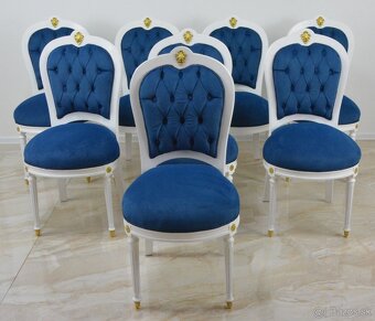 Zámecký jídelní set - 11 částí - zdobený bronzem - 20