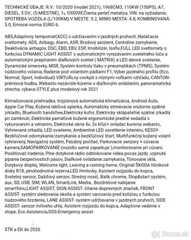 FULL VYBAVA -2.0TDI,150PS, PANO, MATRIX,WEBASTO,KOŽA, CANTON - 20