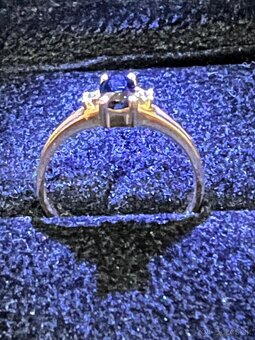 Zlatý dámsky prsteň - prstienky - 20