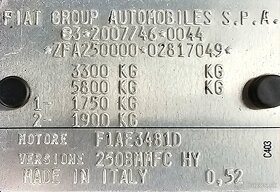 Fiat Ducato 2.3 Mjet 130k L3H2 3.5t Iveco Motor kúp.v SR - 20