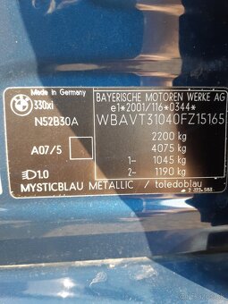 BMW E91 330xi 190kw (N52) benzin+LPG - 20