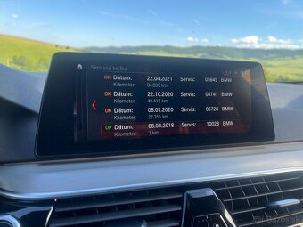BMW Rad 5 Touring 520d A/T,2020,240 000km,Servisná história - 20