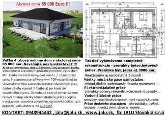 Novostavba, Rodinný dom, Výstavba domov, Stavebné prace, - 20