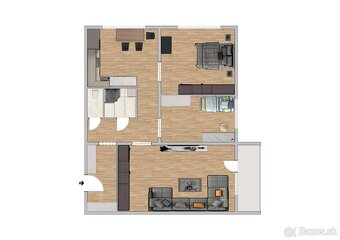 Štýlový 3 izb.byt 67 m2 + loggia 4m2, možnosť garáže - 20