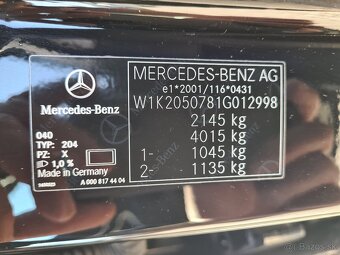 MERCEDES-BENZ C 200 4MATIC A/T - V ZÁRUKE /MOŽNÝ ODPOČET DPH - 20