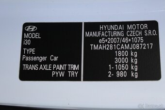 Hyundai i30 CW 1.5 DPi, 81kW/ 110k, 2021, Odpočet DPH - 20