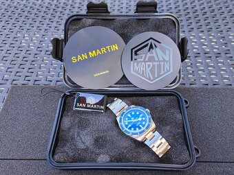 Luxusné diver hodinky - SAN MARTIN BB 38 mm V2 Nové, Komplet - 20