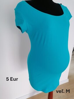 Tehotenské tričká a blúzky Nové - 20