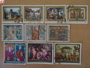 Nádherné poštové známky UMENIE 2 - 20