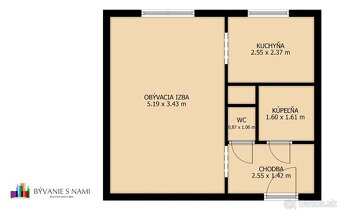 Na predaj | 1 izbový byt 31,50 m² - Drobného | Dúbravka - 20