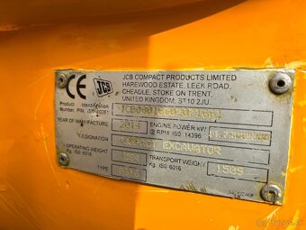 Minibager minirypadlo JCB 8016 CTS Cat Bobcat Volvo Kubota - 20