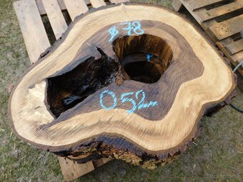 Atypické a nadrozmerné fošne a koláče, orechové drevo - 20