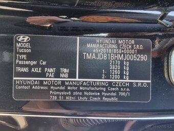✅️Hyundai Tucson 1.6 T-GDi Mild Hybrid 132kw 4x4, SK-auto✅️ - 20