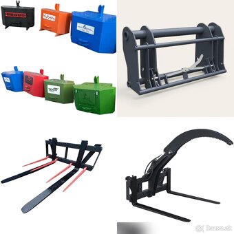 Lyžica lopata krokodíl vidly na hnoj,paletizačné vidly - 20