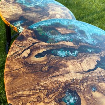 Epoxidový stôl , set konferenčných stolov , epoxidové stoly - 20