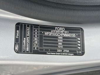 Ford Focus Kombi 1.5 TDCi EcoBlue Titanium X - 20