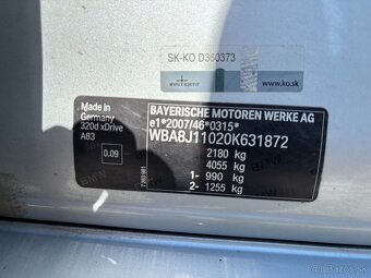 BMW Rad 3 Touring 320d xDrive Luxury Line A/T - 20