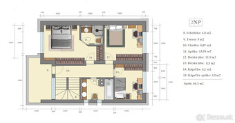 5 izb.RD+4 ár.pozemok, nová kvalitná rek.,Jazdecká ul, Sever - 20