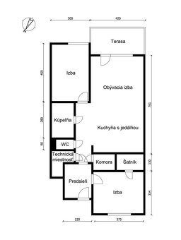 Veterná, Mládežnícka štvrť, 3 izbový byt, 92m2, NOVOSTAVBA - 20