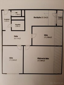Krásny veľký 3-izbový byt na Romanovej - 20