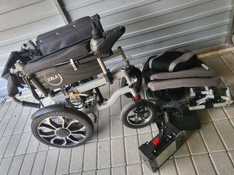 elektrický invalidný vozík XL 53cm do170kg novy 10km/h - 20