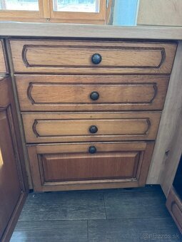 Krásná rustikální dubová linka se spotřebiči, 5447 - 20