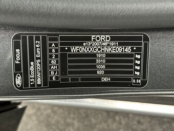 Ford Focus 1.5 TDCi Vignale Aut 8 Pano+B&O+HeadUp (DPH) - 20