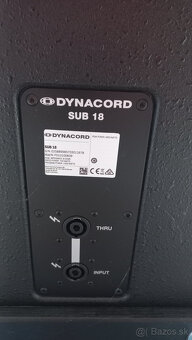 Dynacord VL 212, Dynacord Sub 18 - 20