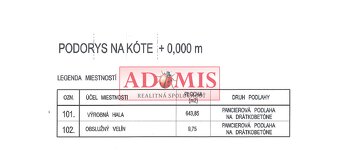 ADOMIS - Hala na predaj, komplet IS, Čaňa, 15min z Košíc, pr - 20
