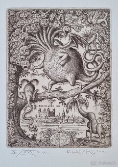 Predám grafické práce Petra Kľúčika a tiež grafiky od iných - 20