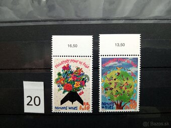 Poštové známky č.814 - 20 ks sérií OSN - NEW YORK - 20