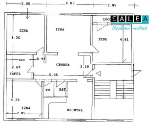 Výborná lokalita 4 izbový byt, kompletná rekonštrukcia, 91m - 20