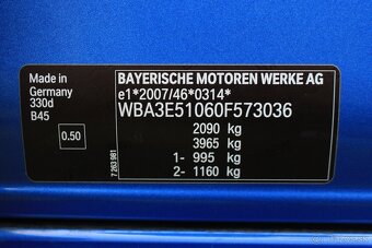 BMW Rad 3 330d A/T, M Performance, 320k/699NM, Harman/Kardon - 20