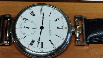 Krásné starožitné STRIEBORNE hodinky IWC Schaffhausen - 20