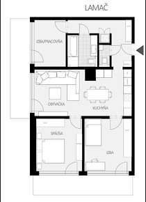Slnečný a priestranný 4 izbový byt - Lamač - 20