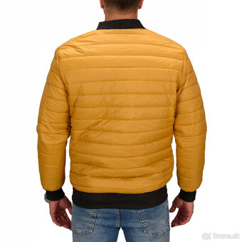 Žltá bomber bunda - 20