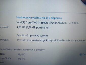 predám na diely notebooky HP 2. - 20