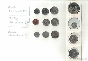 Zbierka mincí - rôzne svetové mince - Európa 3 - 20