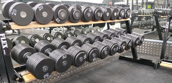 Profi pevné jednoruční činky 2 - 100kg NOVÉ - 20